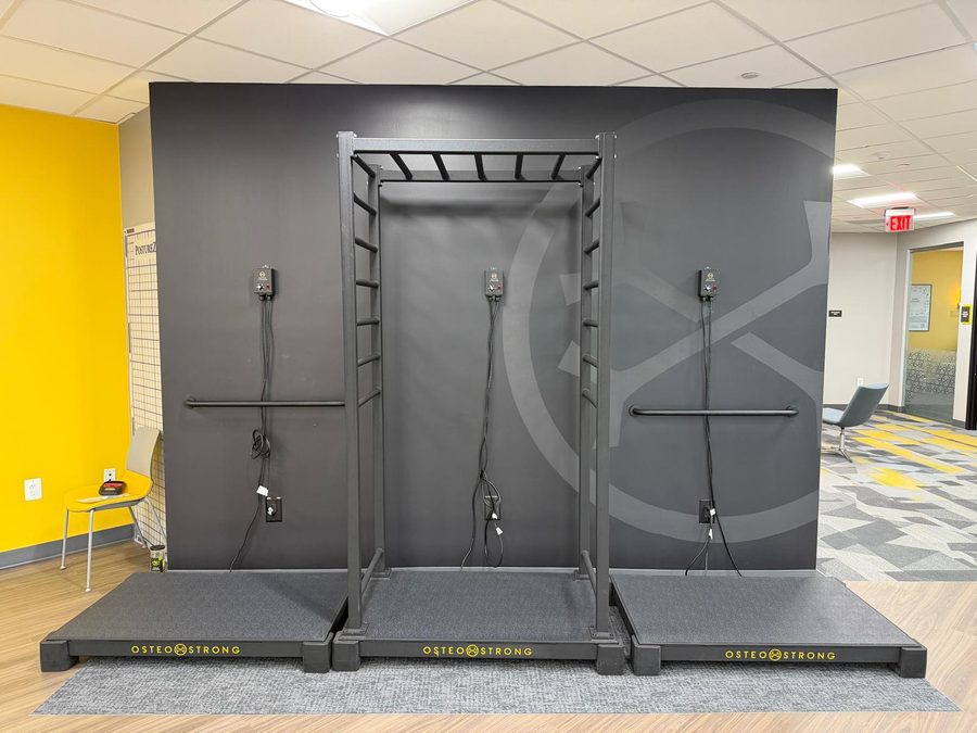 The Vibration Plate station at OsteoStrong Tysons